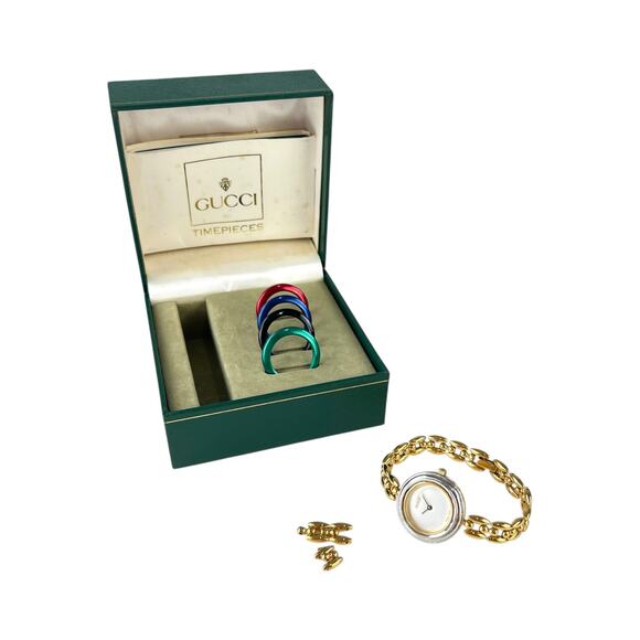 Gucci Vintage Interchangeable Bezel Watch - Picture 3 of 9